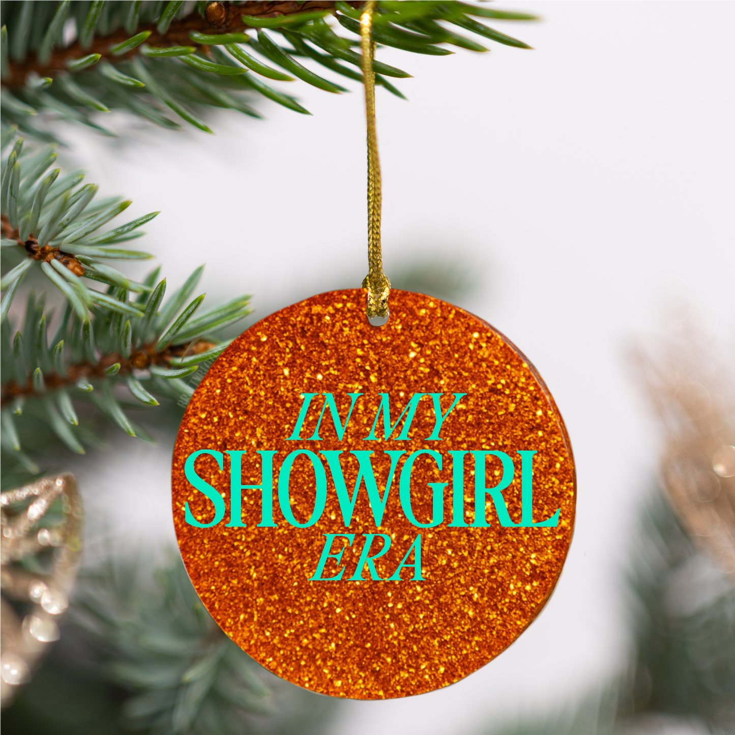 Showgirl Era Glitter Acrylic Ornament | Taylor
