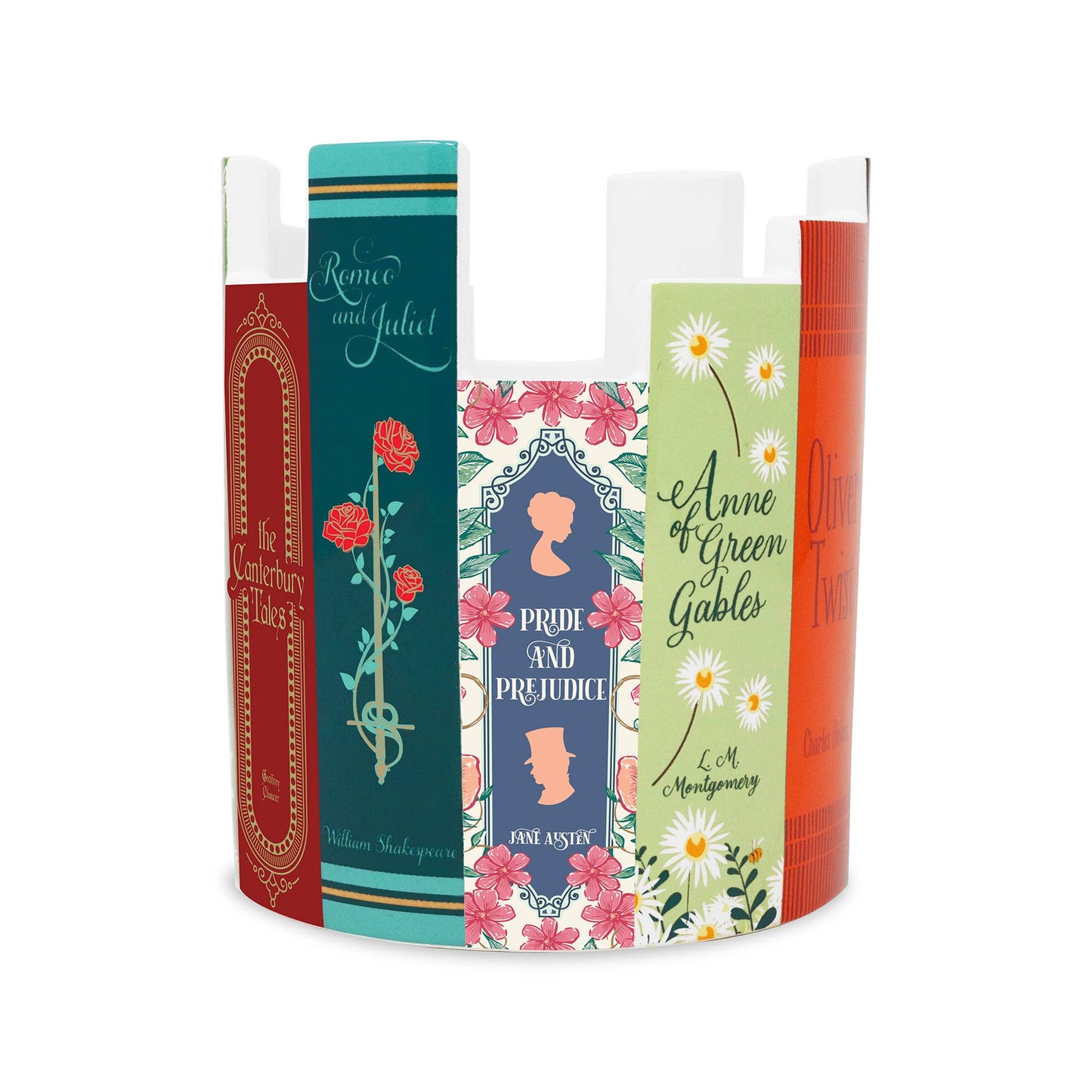 Desk Pot/Planter - Classic Books