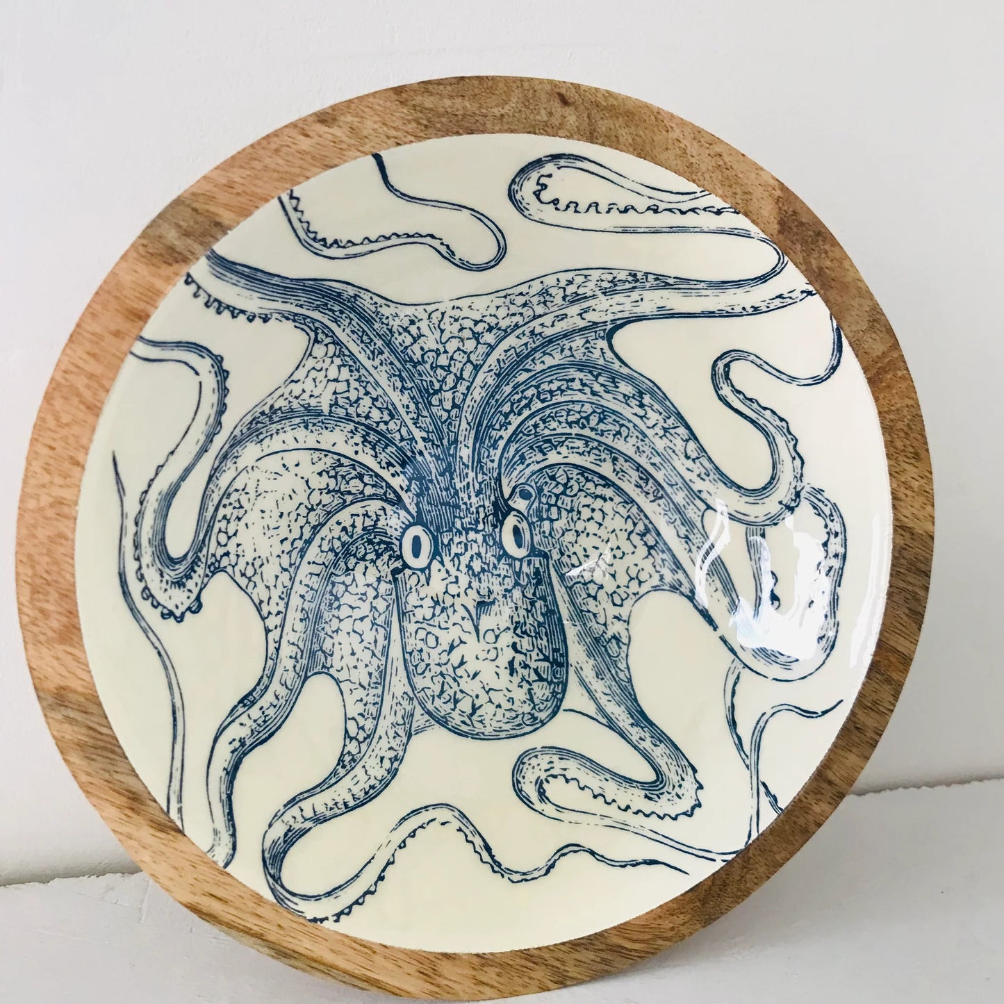 Enamel Octopus Bowl 23 CM