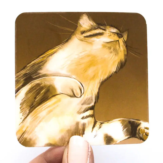 Fearless Cat Vinyl Sticker
