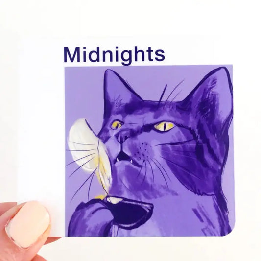 Midnight Cat Vinyl Sticker
