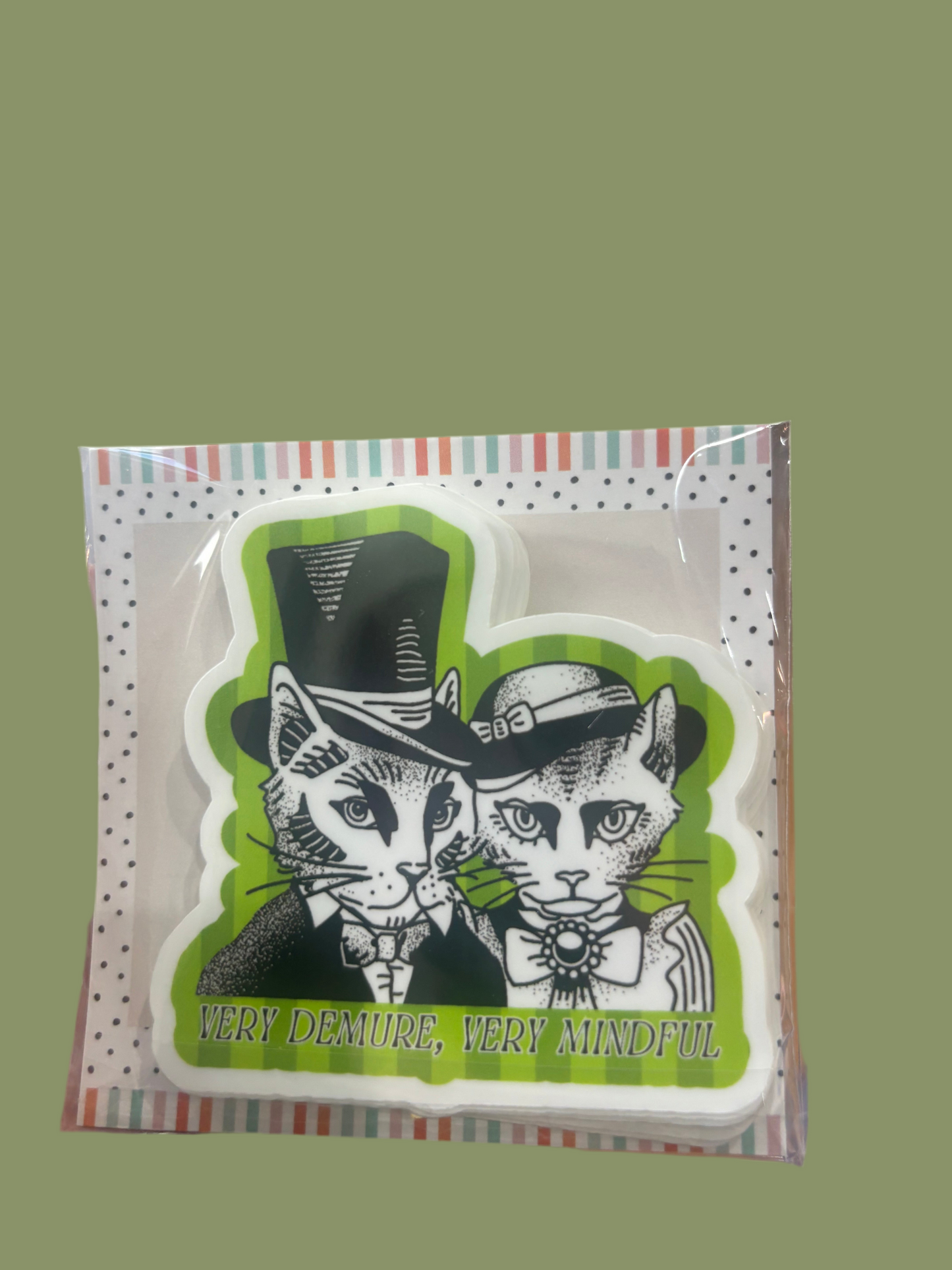 Very Demure Waterproof Sticker