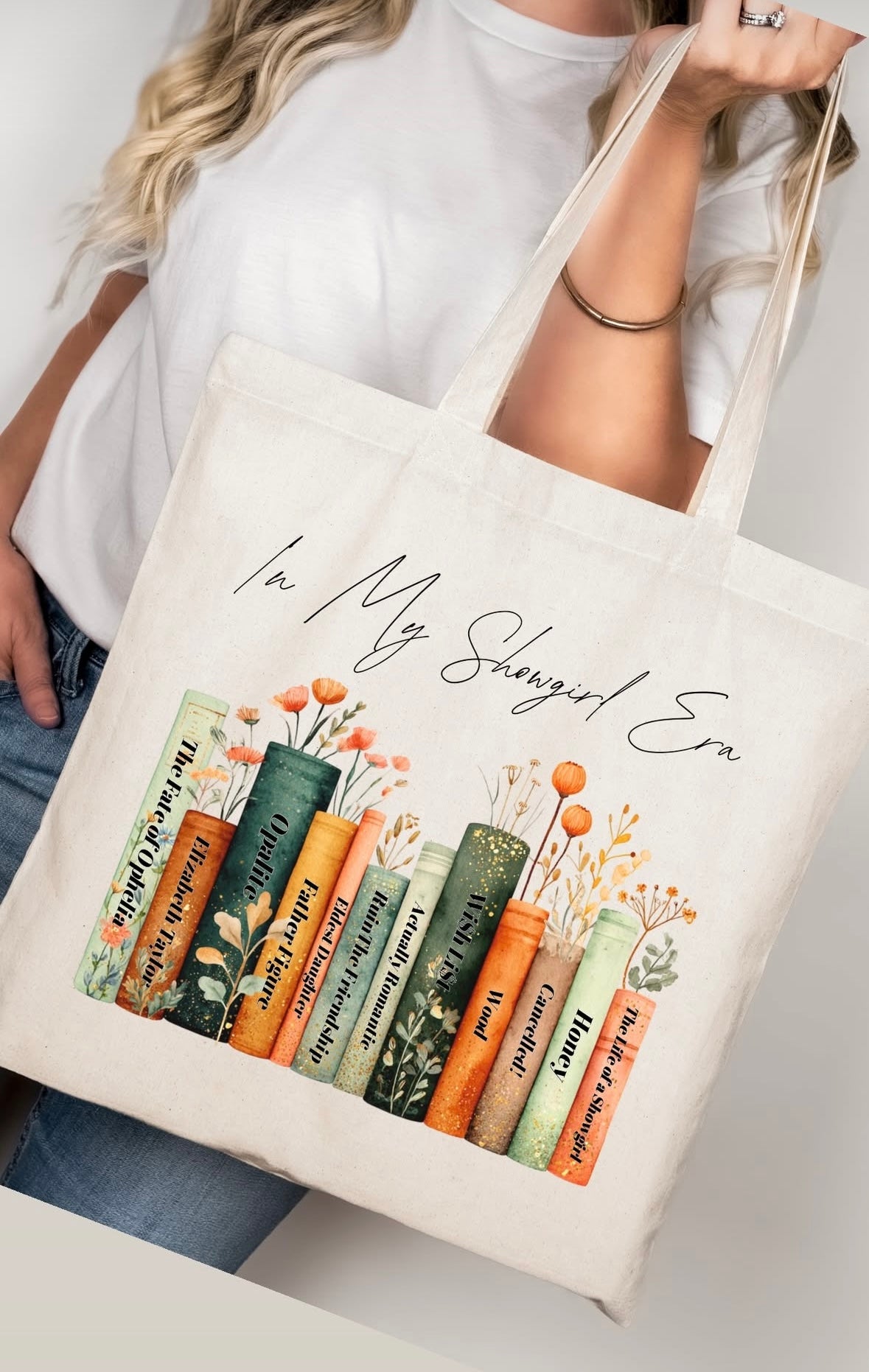 Taylor Inspired TS12 Album as Books Tote Bag