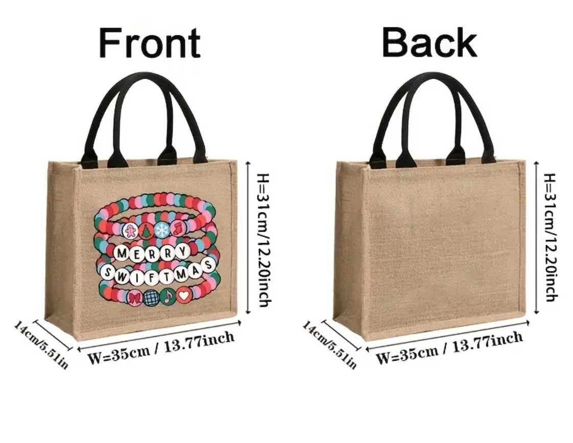 Merry Swiftmas Canvas Tote Bag