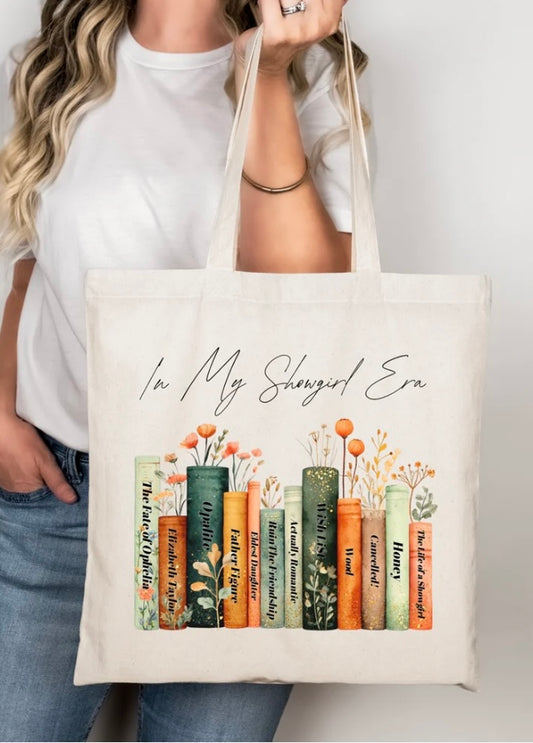 Taylor Inspired TS12 Album as Books Tote Bag