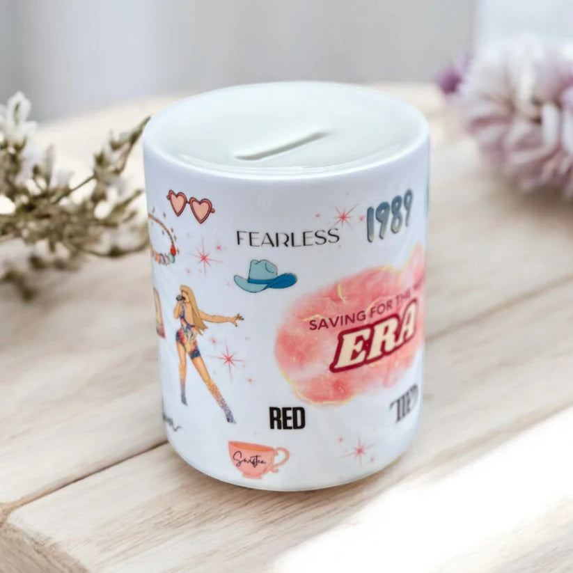 In My Saving Era - Taylor Swift Ceramic Money Box - Inc TLOASG