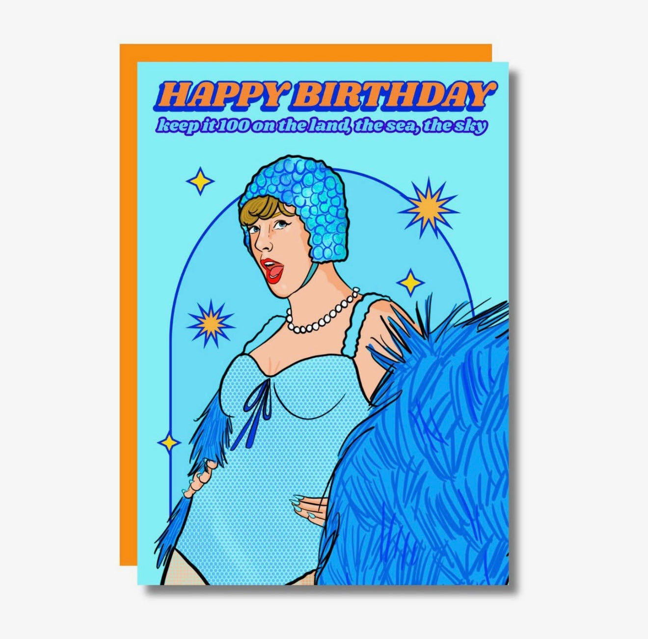 Keep it 100 Greetings Card
