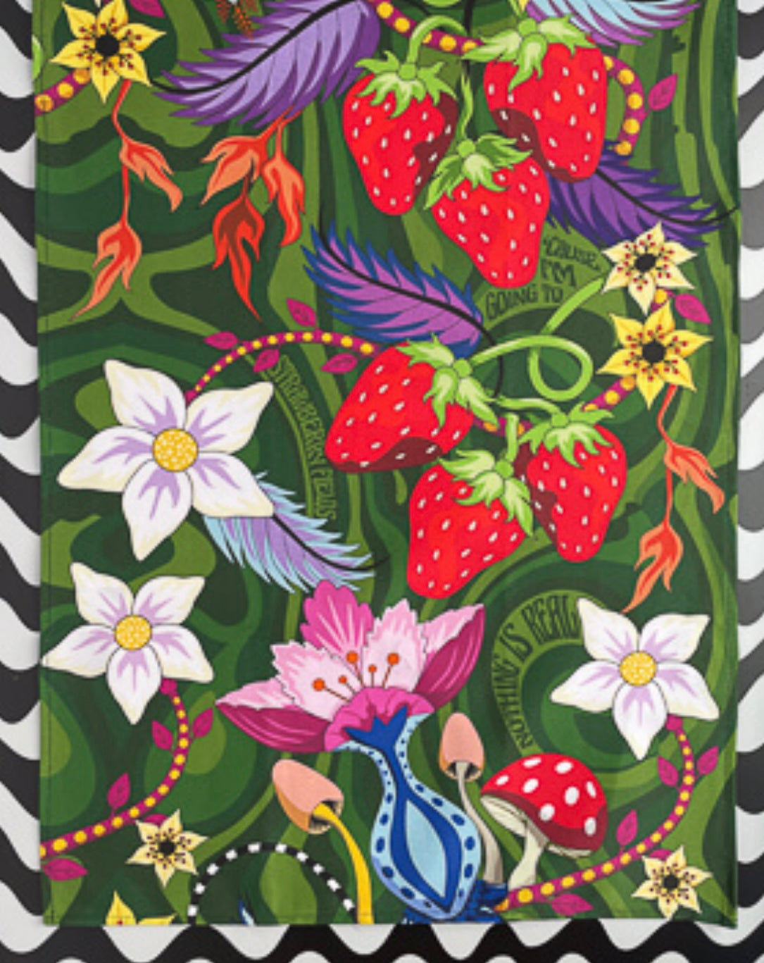 Strawberry Fields Tea Towel