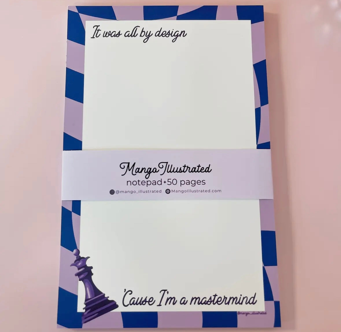 Taylor Swift Inspired Mastermind Notepad
