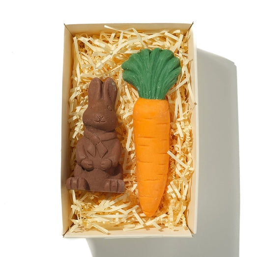 Bunny and Large Carrot Chocolate