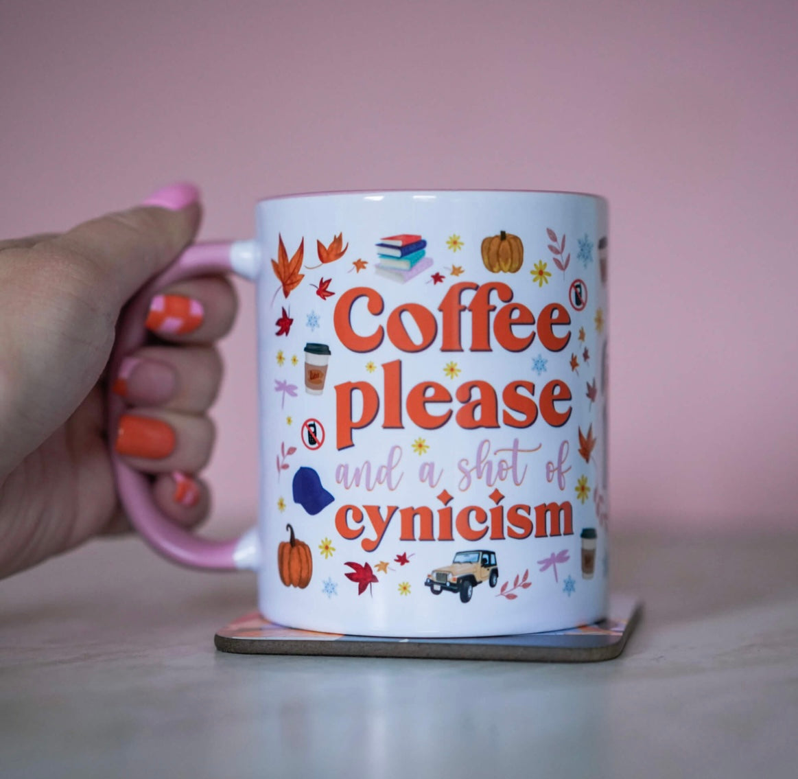 Coffee and Cynicism Gilmore Girls Inspired Mug