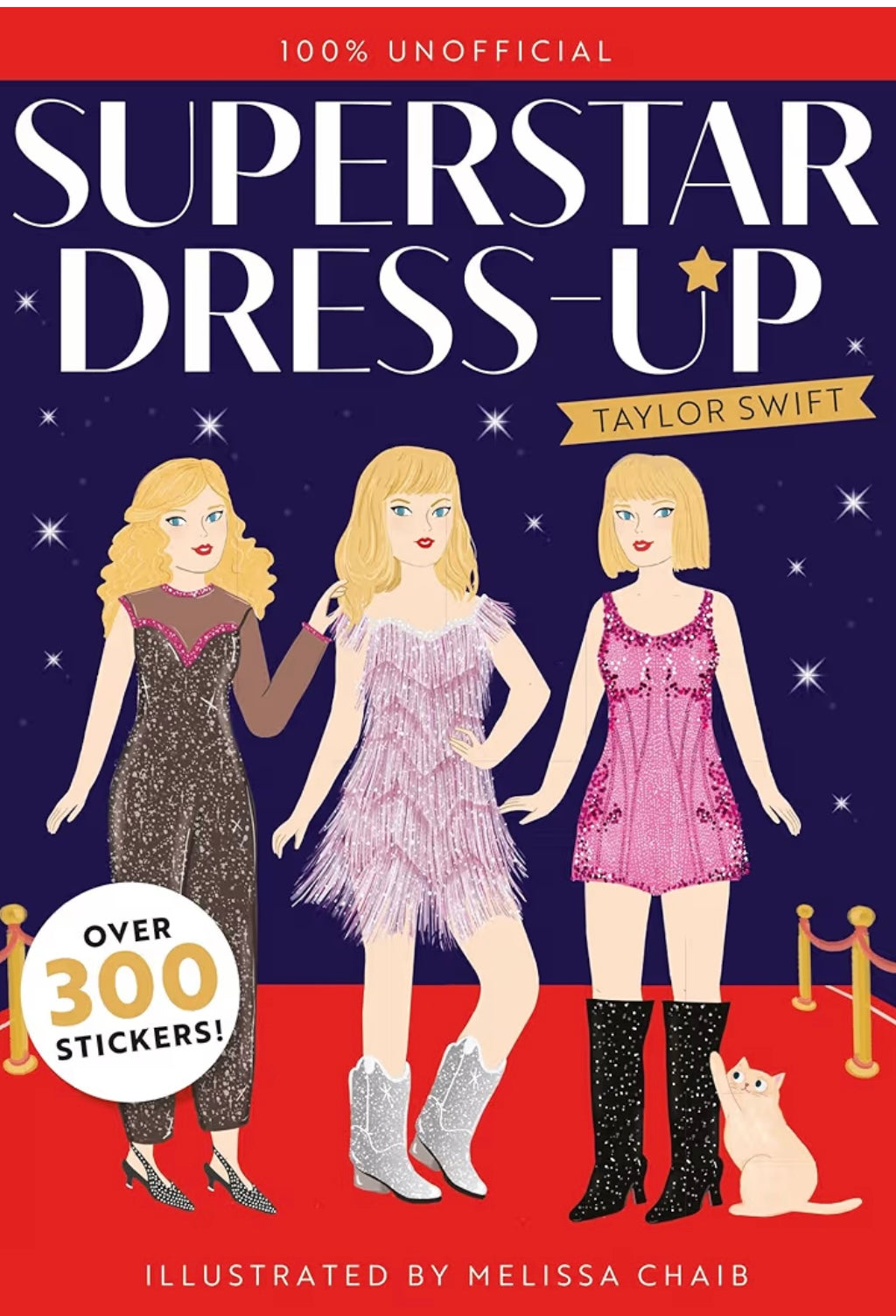 Superstar Dress-Up Taylor Swift - Over 300 Stickers!