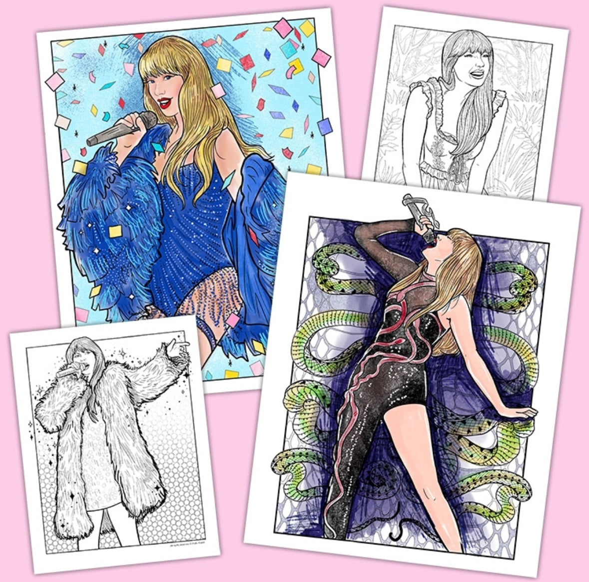 Touring Your Colouring Era Coloring Book