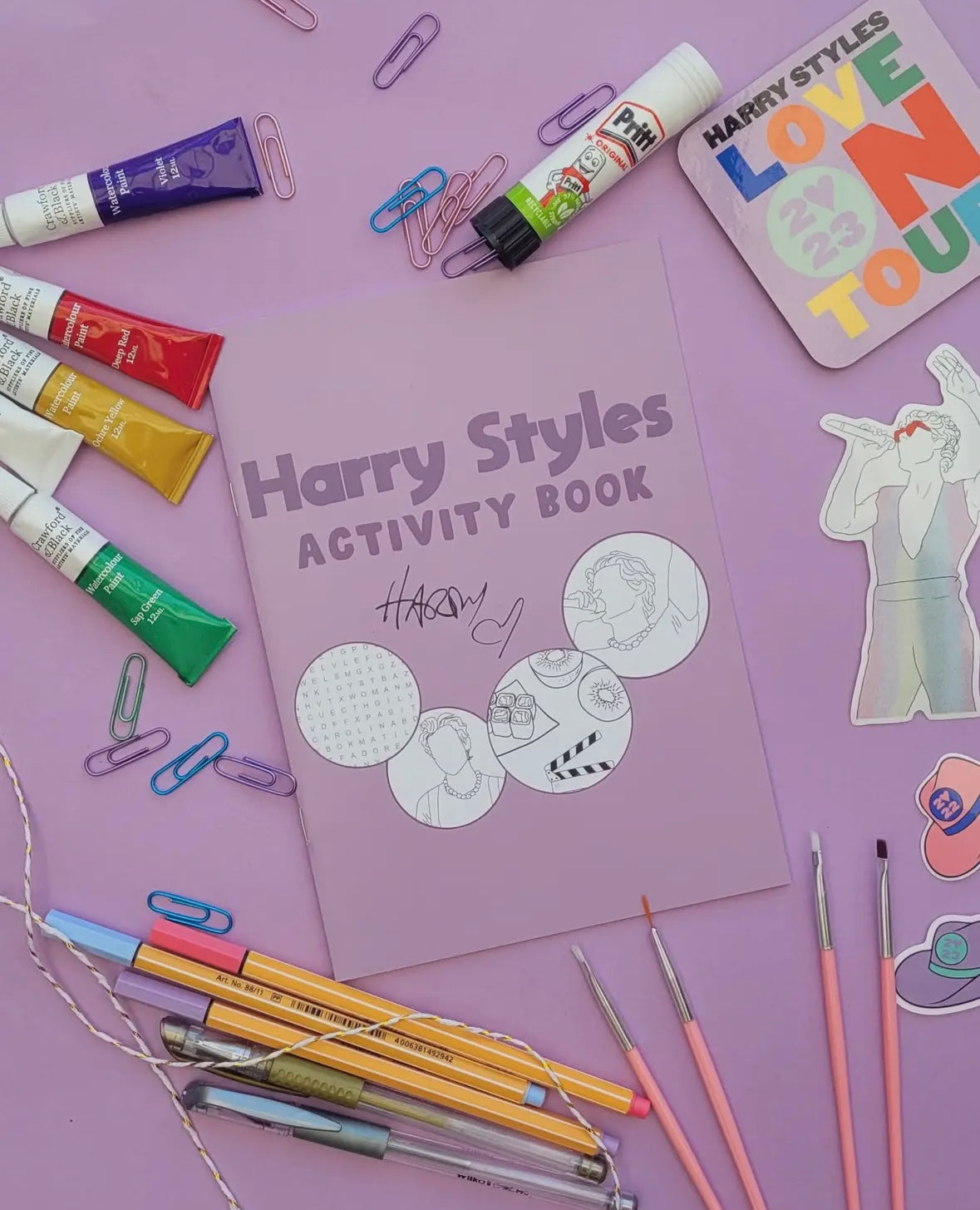 Harry Styles Activity Book