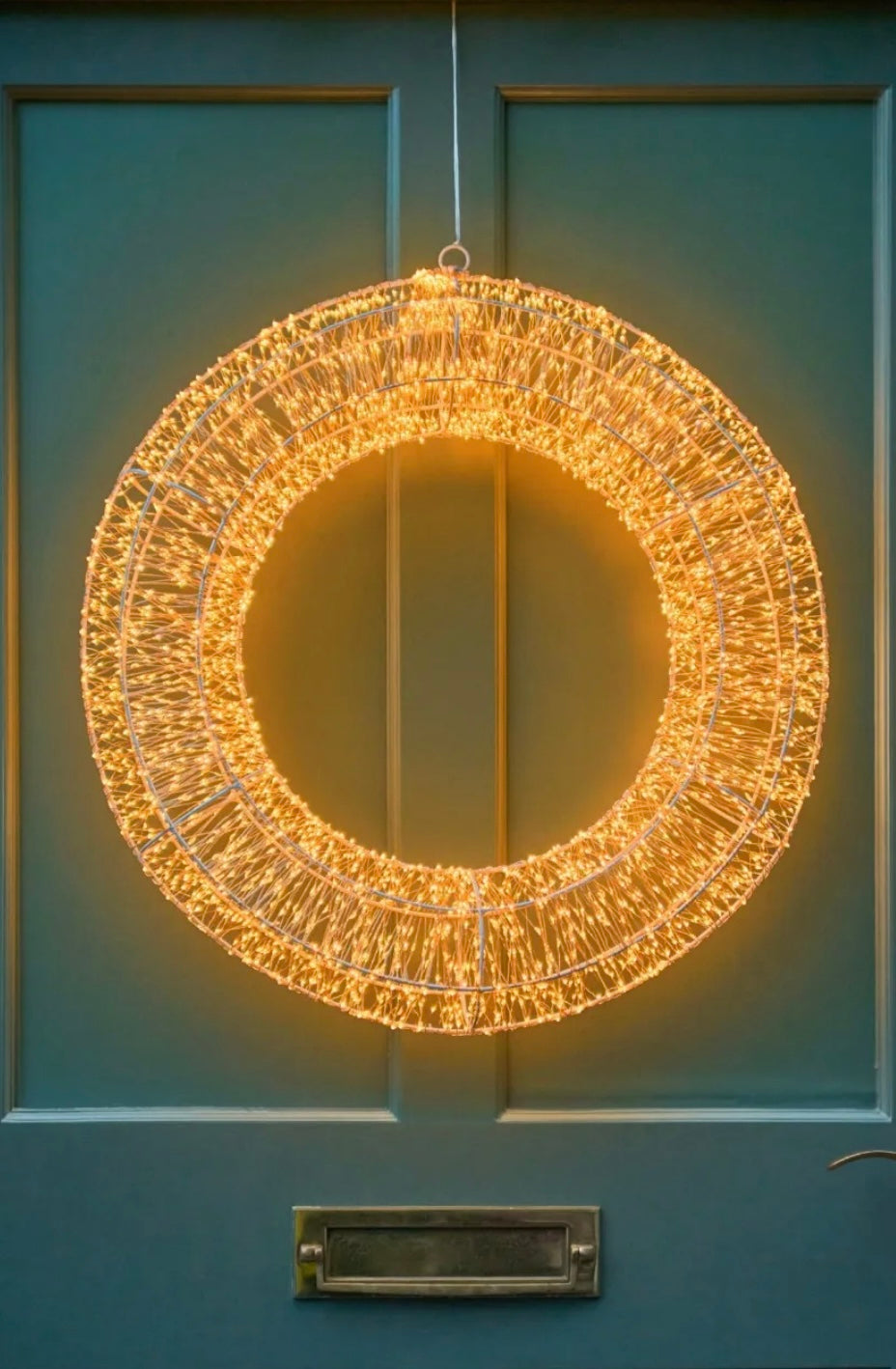 Copper Galaxy LED Wreath 50 Cm