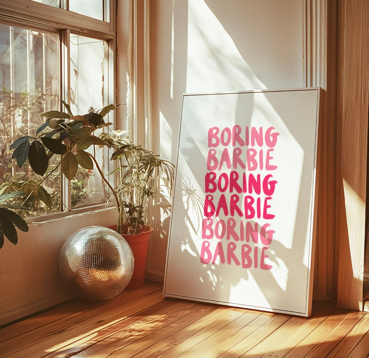 Boring Barbie A3 Print