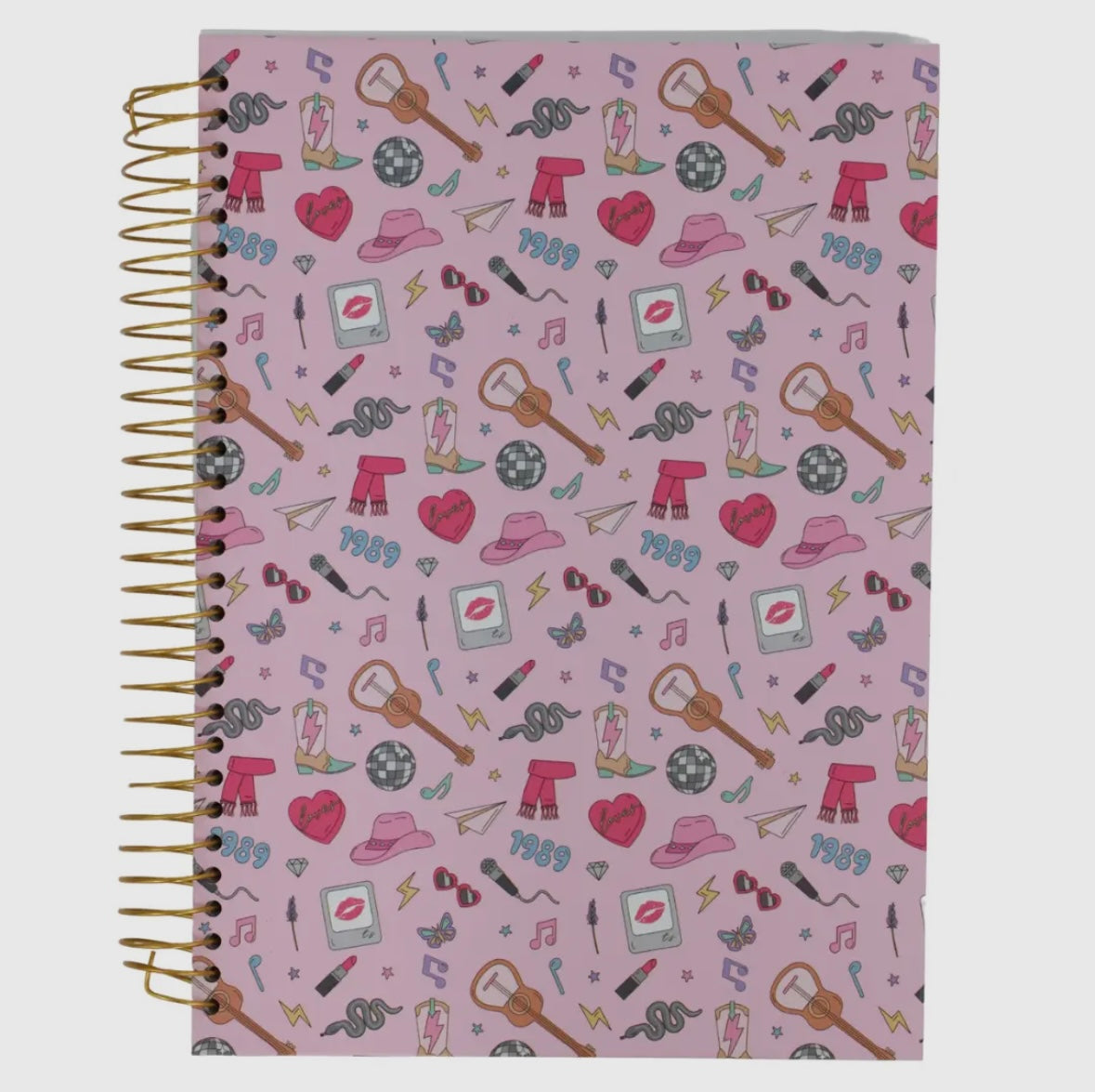 Eras Music Inspired Large Large Spiral Notebook