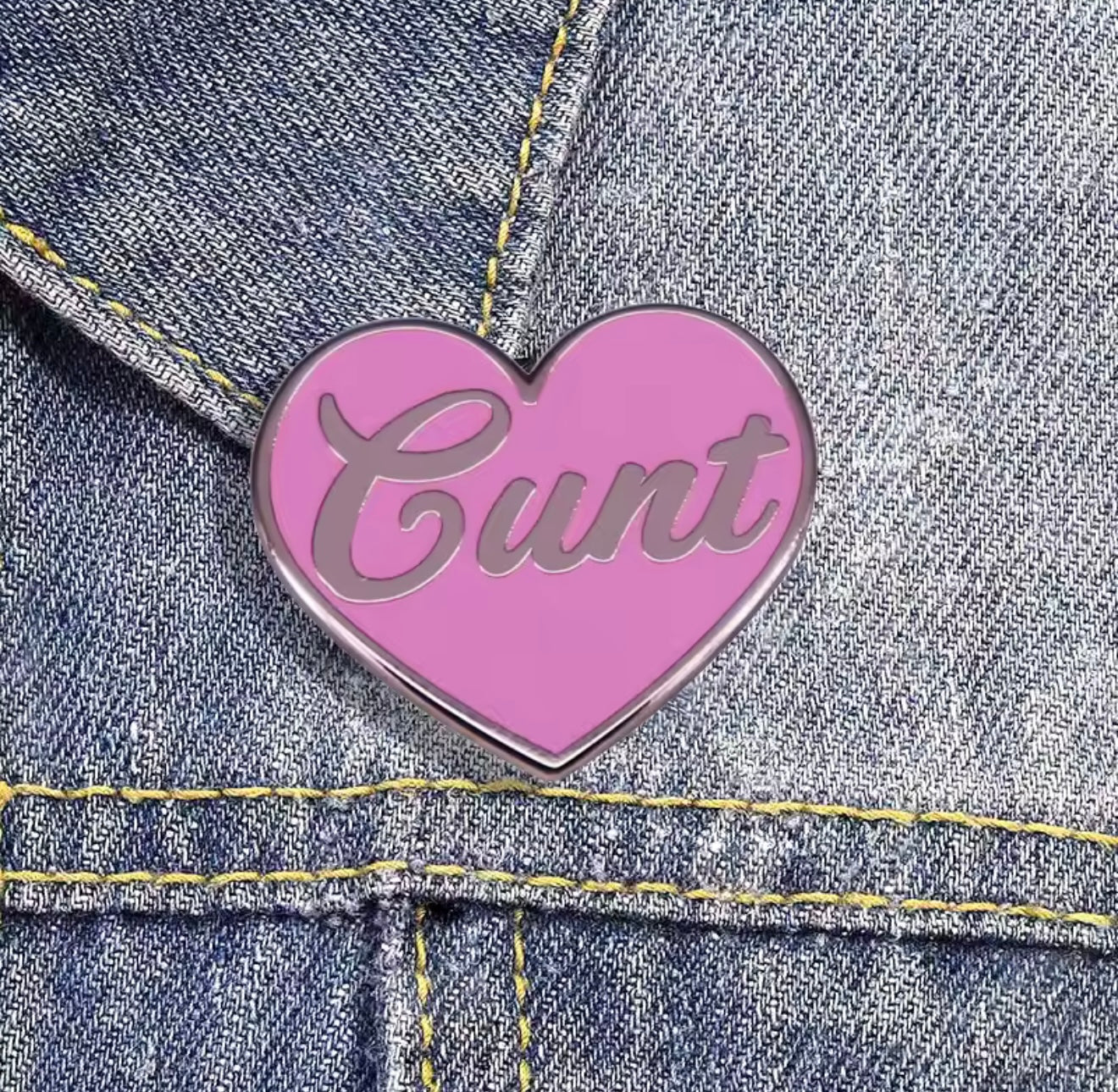 C**t Enamel Pin
