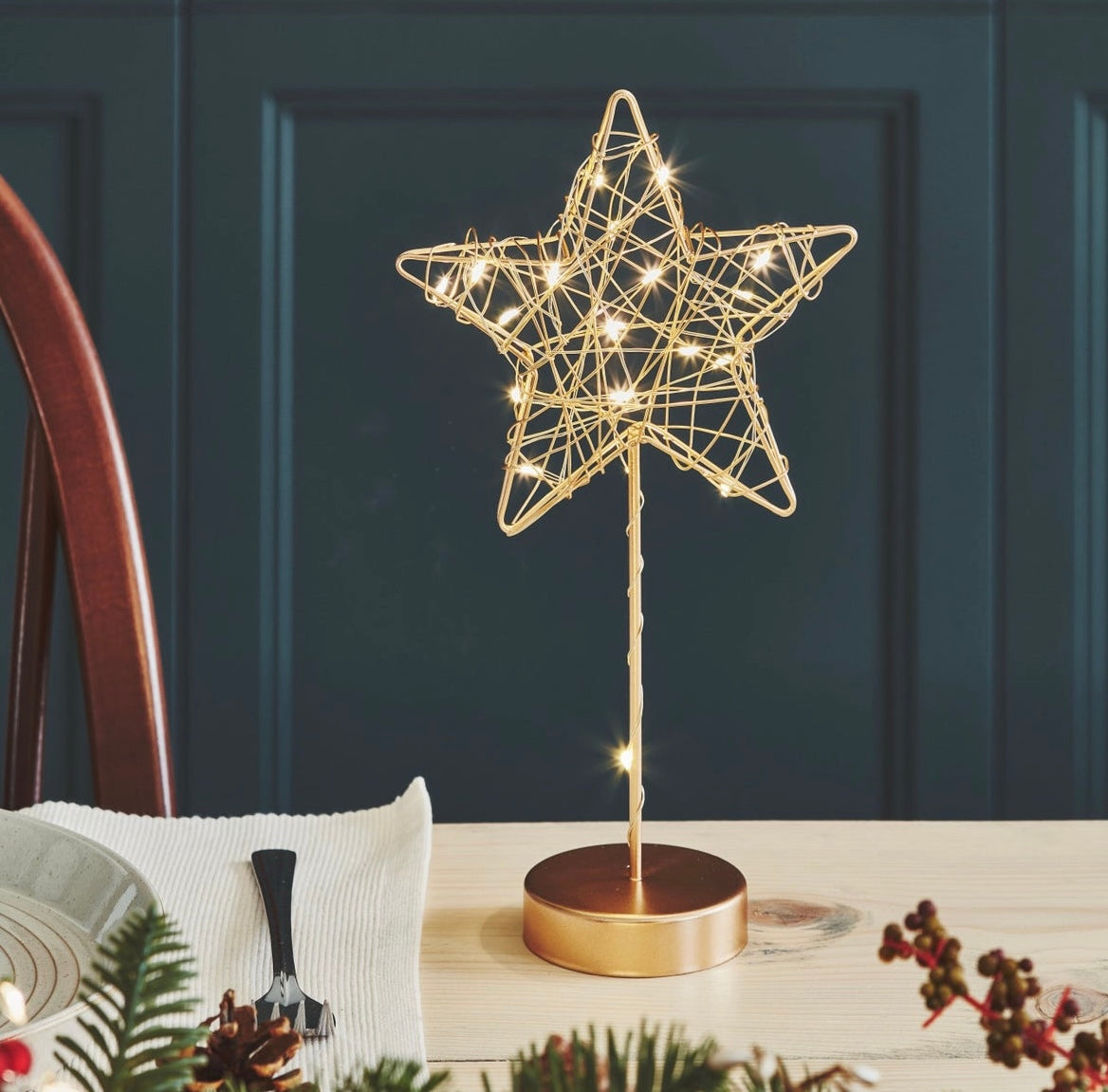 LED Tabletop Star (Gold)