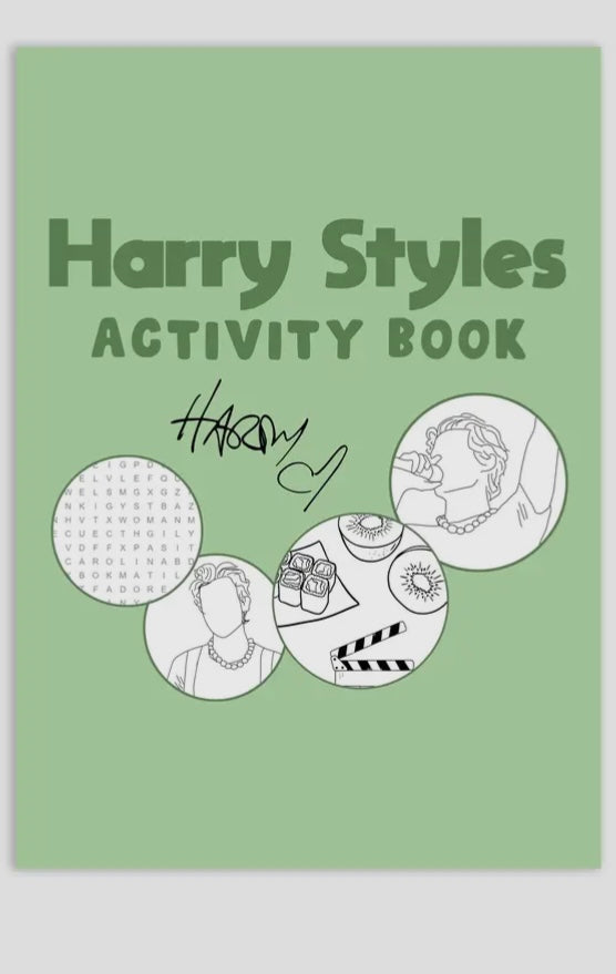 Harry Styles Activity Book