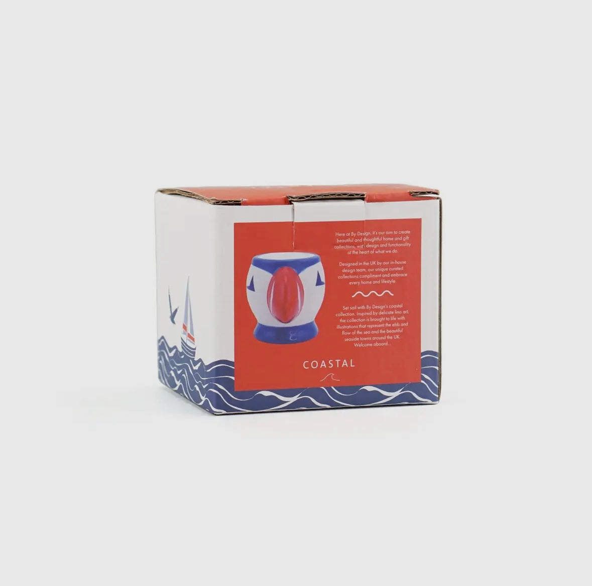Ceramic Shaped Egg Cup - Puffin