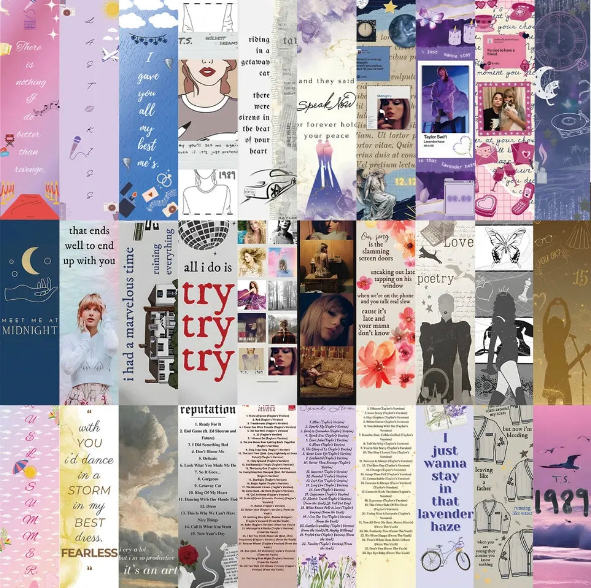 One Random Taylor Swift Bookmark