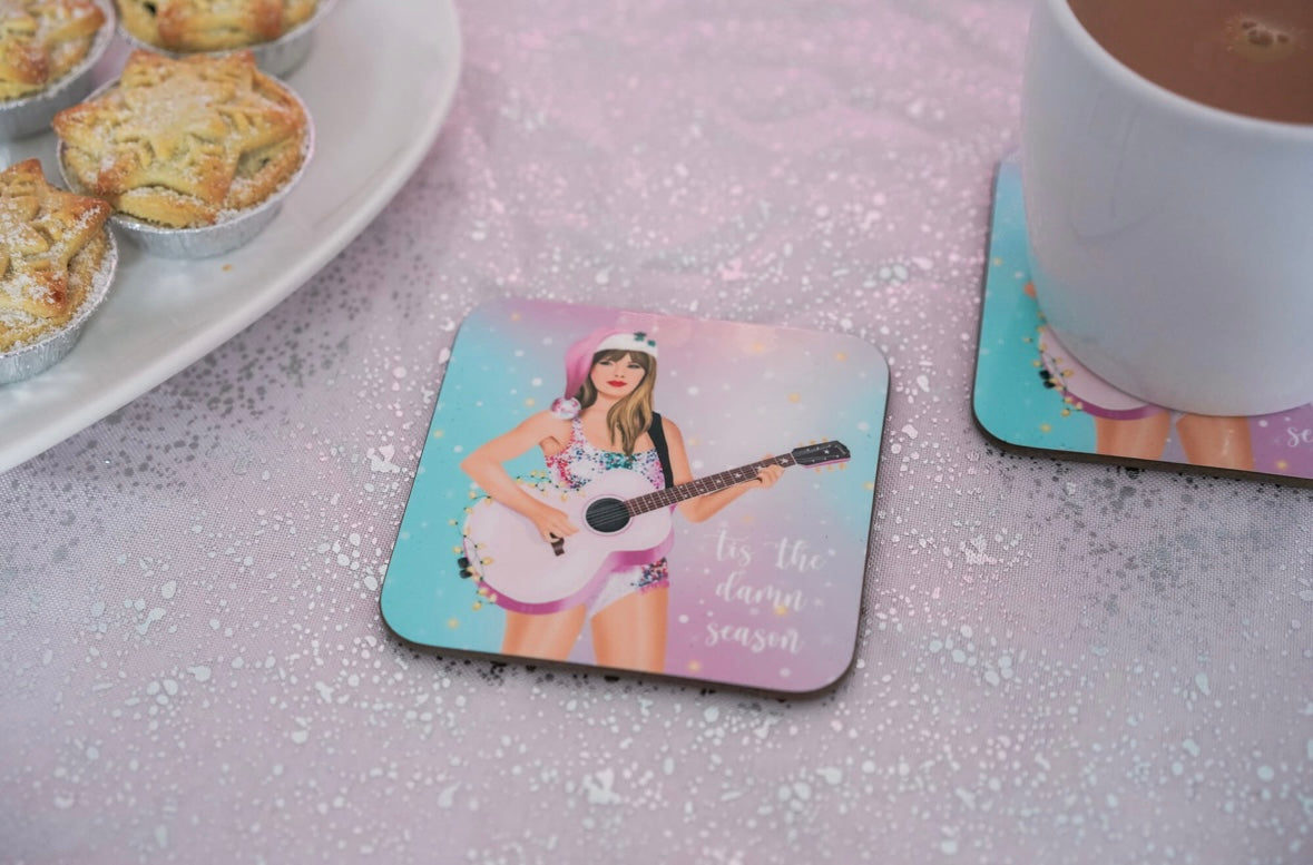 Swiftie Inspired Christmas Coaster