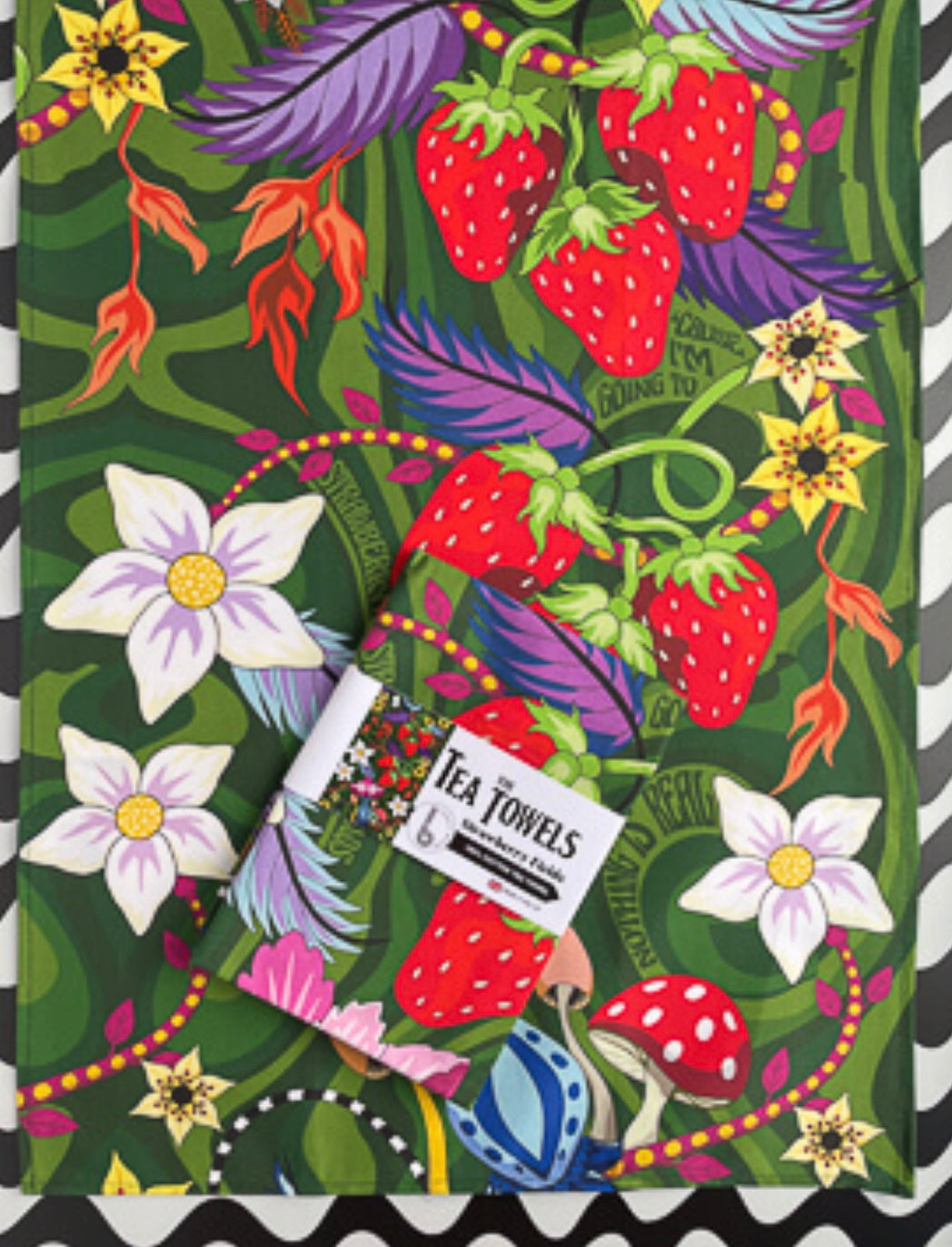Strawberry Fields Tea Towel