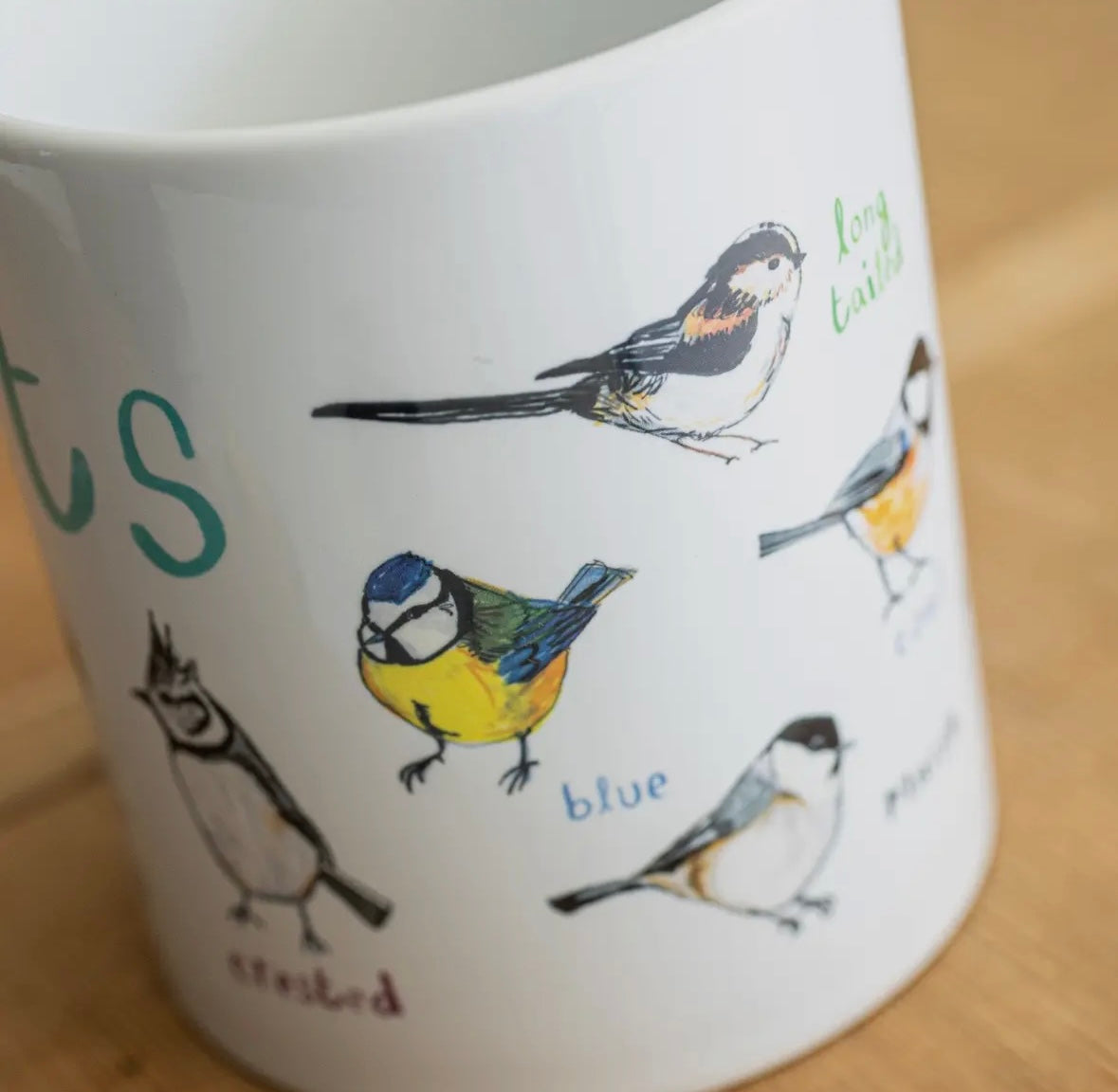 Tits Ceramic Bird Pun Mug