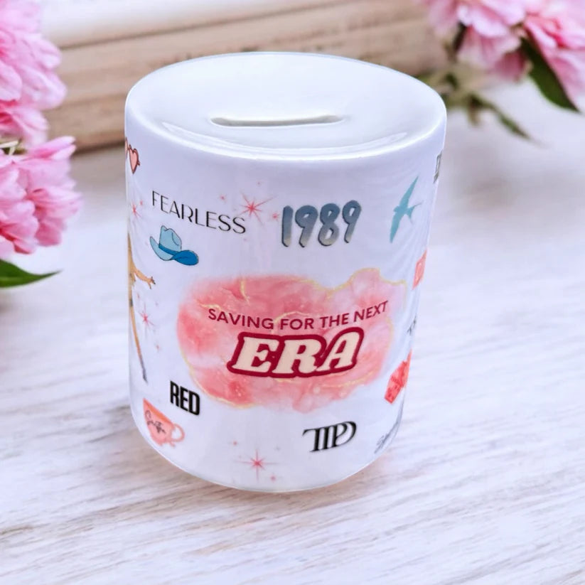 In My Saving Era - Taylor Swift Ceramic Money Box - Inc TLOASG