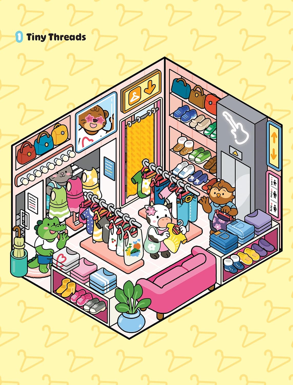 Mini Shops Sweet & Cozy Sticker Book