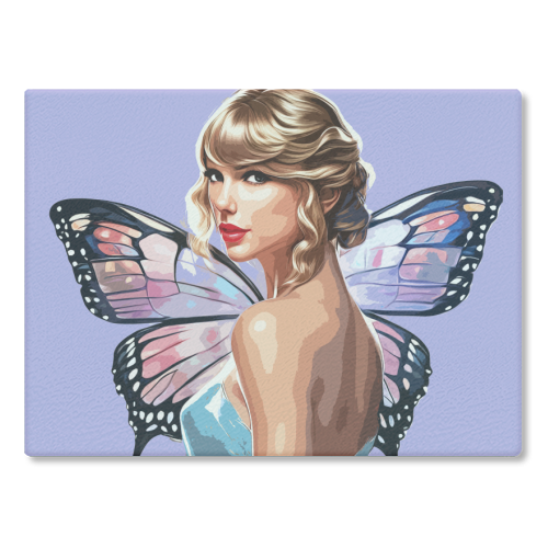 Butterfly Taylor Colour Pop Chopping Board