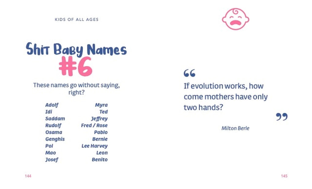 The Little Book of Shit Baby Names By Orange Hippo! (Hardback)