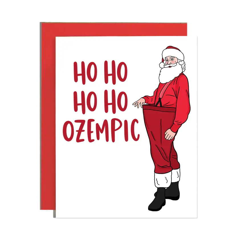 Hohoozempic Christmas Greetings Card