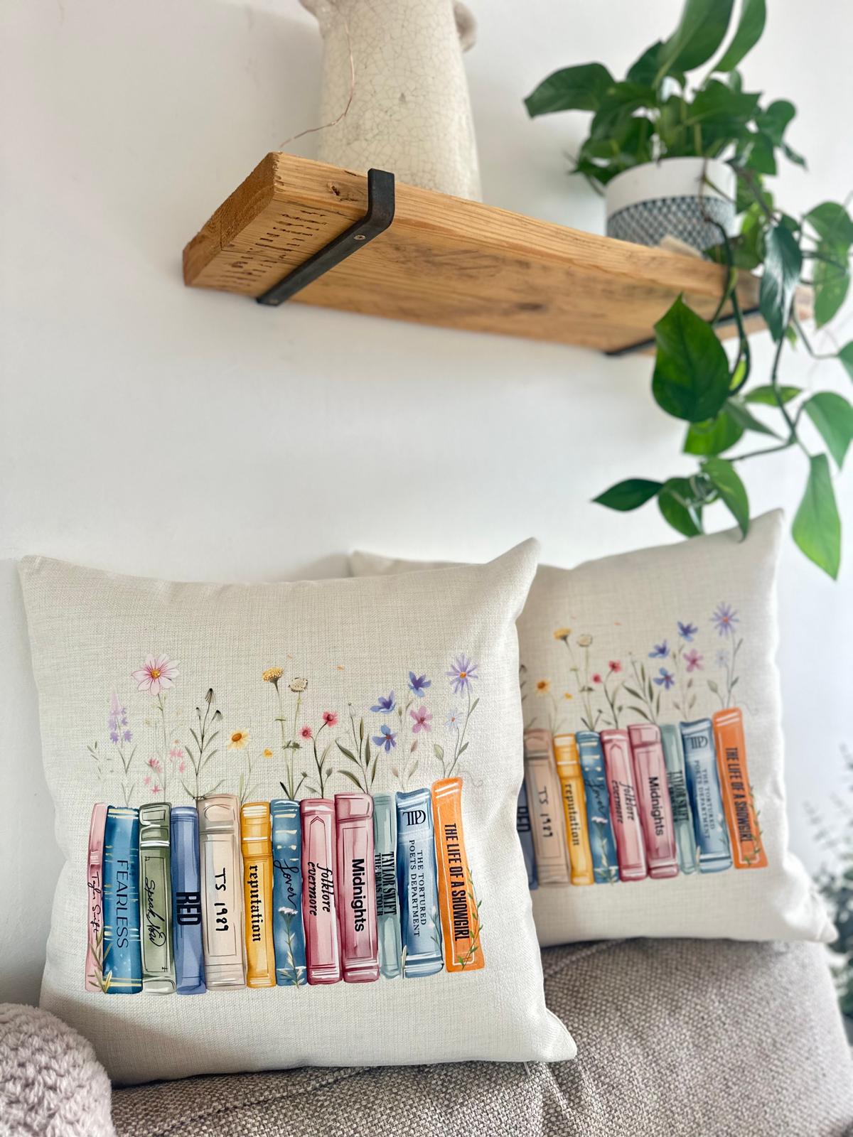 TS 12 - Books as Albums Cushion Cover