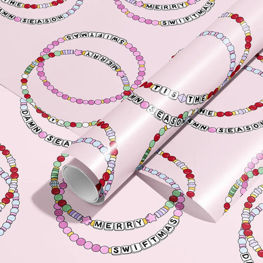 Swiftmas Bracelets Wrapping Paper - Continuous 10 Foot Sheet