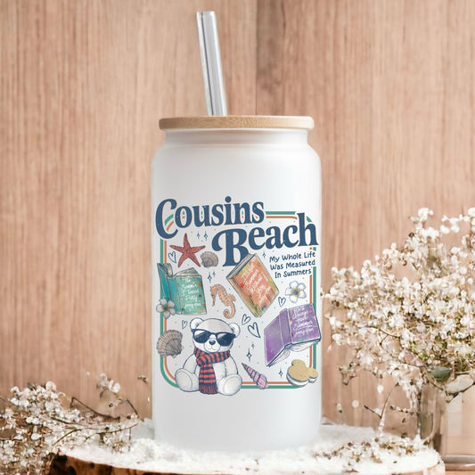 The Summer I Turned Pretty Glass Coffee Can