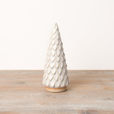 MEDIUM SCALLOPED GLAZED TREE
