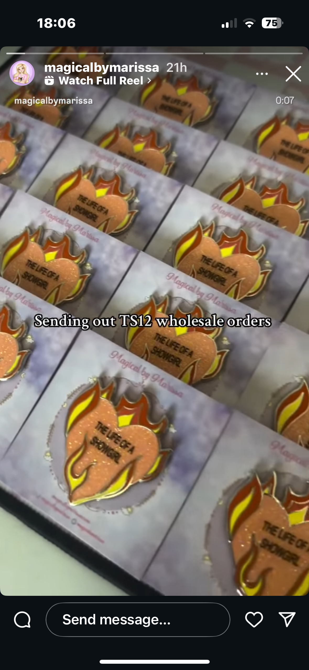 TS12 Enamel Pin