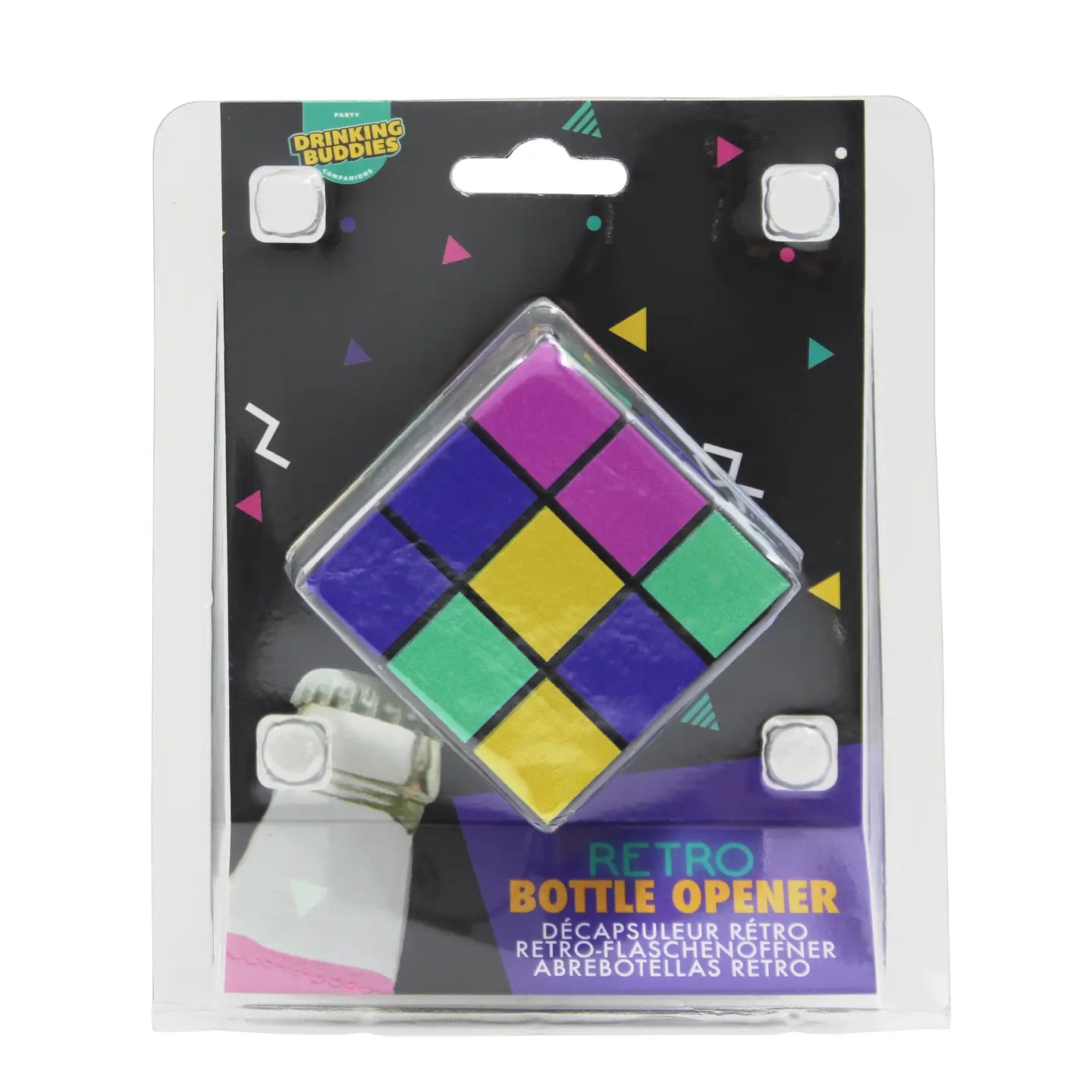 Rubik Cube Retro Bottle Opener