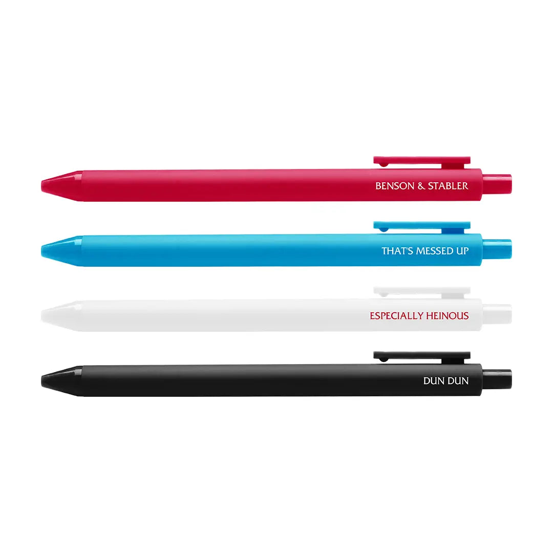 Law and Order Pen Set