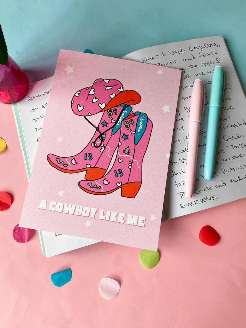 Swiftie Inspired Greetings Card