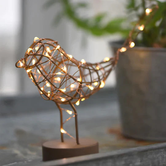 Lightstyle London LED Table Robin - Copper