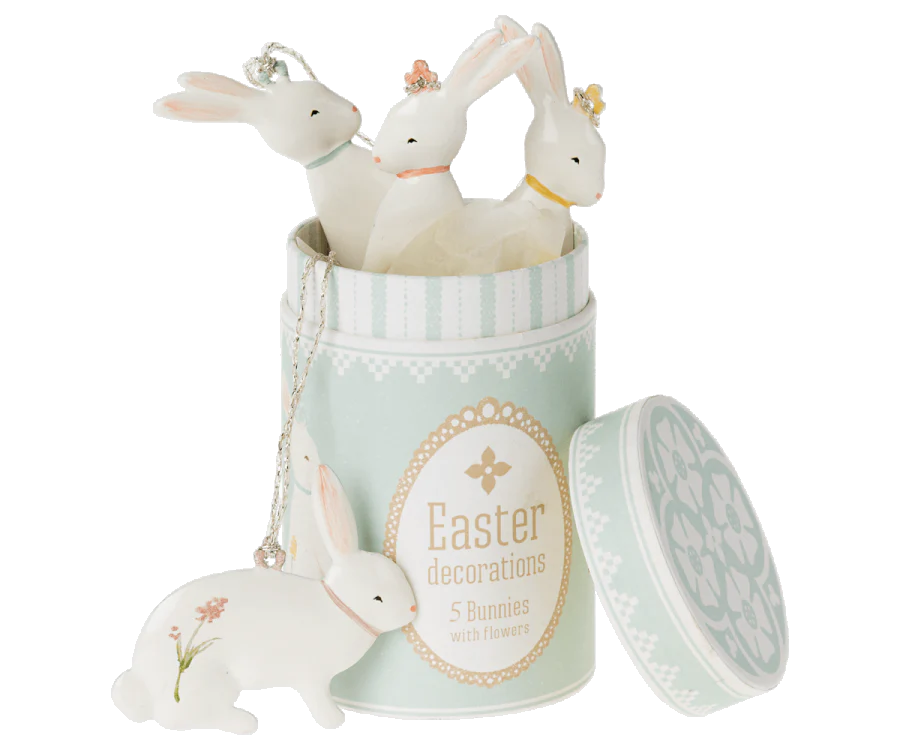Maileg Easter Bunny Ornaments - (Pack-5)