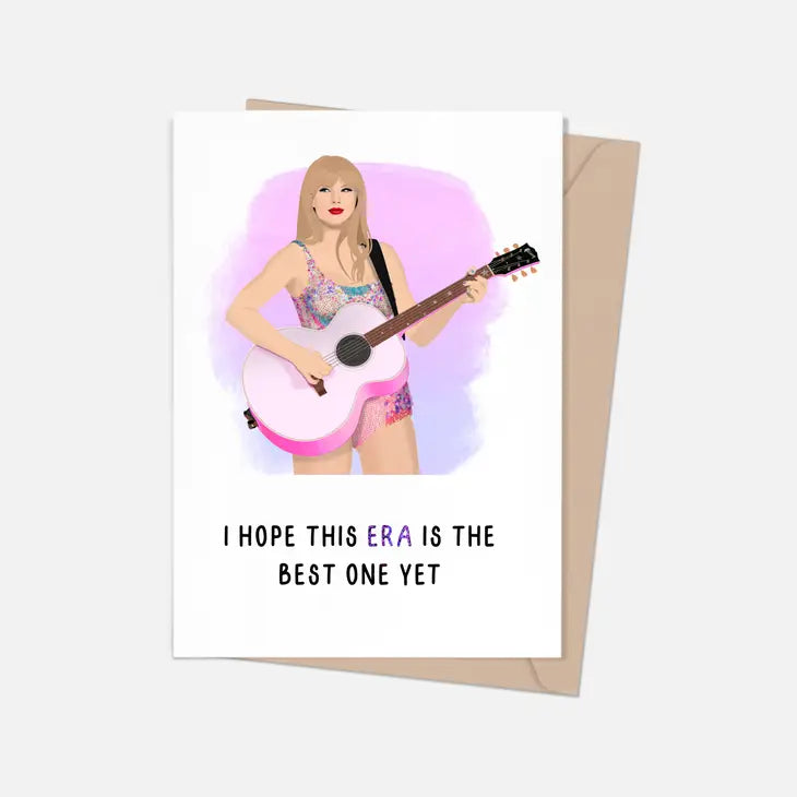Taylor Swift Best Era Yet Greetings Card