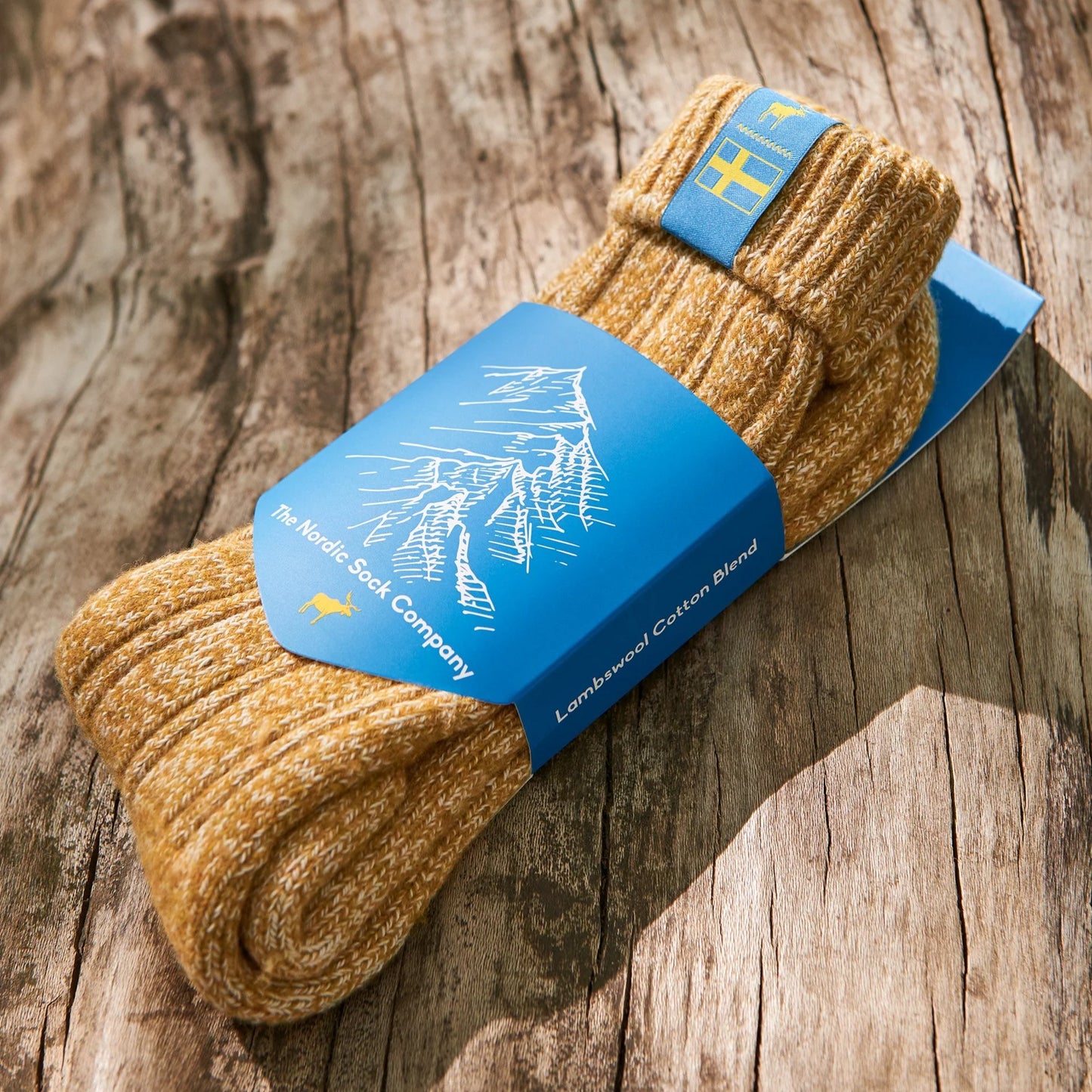 Swedish Lagom Socks - Warm Ochre