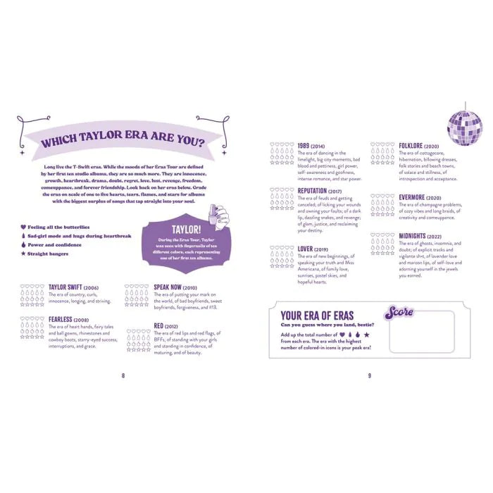 Taylor Swift Trivia Book