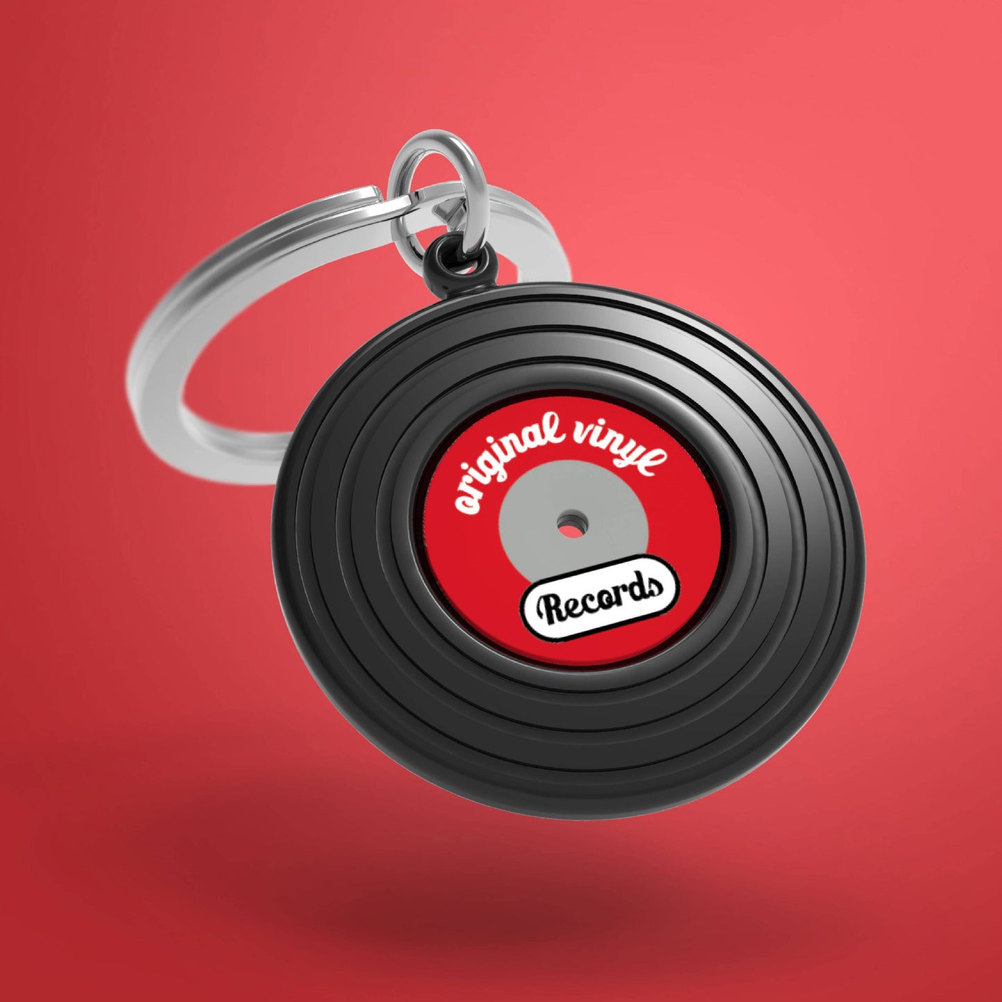 Metalmorphose Black Vinyl Record Keyring