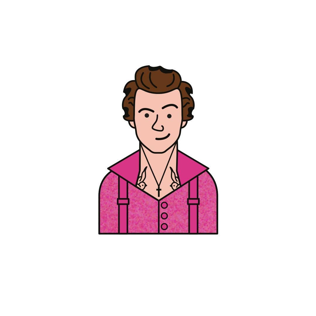 Harry Styles Fine Line Enamel Pin