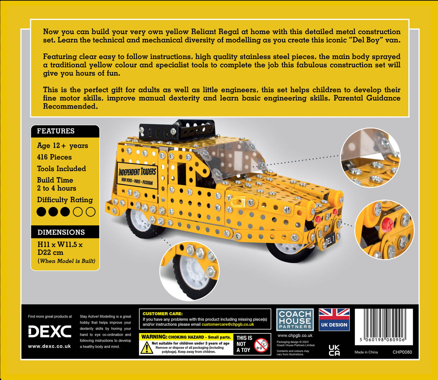 Reliant Regal Metal Construction Kit